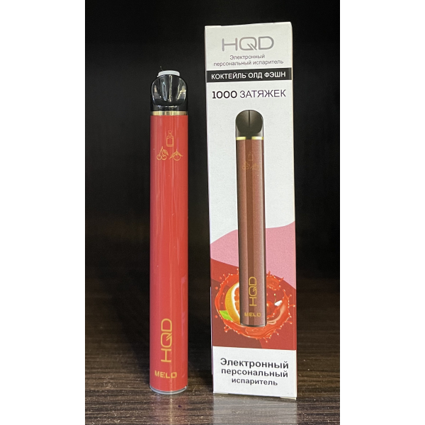 HQD melo coctail old faision (коктейль олд фэйшн) 1000 затяжек в Новосибирске