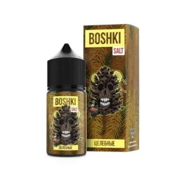 Жидкость BOSHKI Salt Целебные (Мёд трава чай хвоя) (30 мл, 20 мг/мл) в Новосибирске