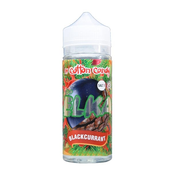 Жидкость Cotton Candy ЁLKA BLACKCURRANT (Хвоя С Мятой И Чёрной Смородиной) (120 мл, 0 мг/мл) в Новосибирске