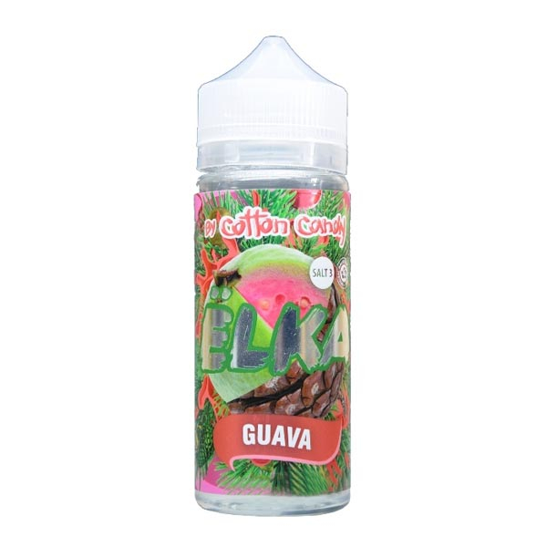 Жидкость Cotton Candy ЁLKA GUAVA (Хвоя С Мятой И Гуавой) (120 мл, 0 мг/мл) в Новосибирске