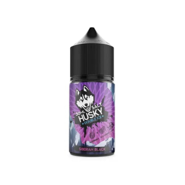 Жидкость Husky salt Double ice Siberian Black (Малина ежевика мята) (30 мл, 20 мг/мл) в Новосибирске