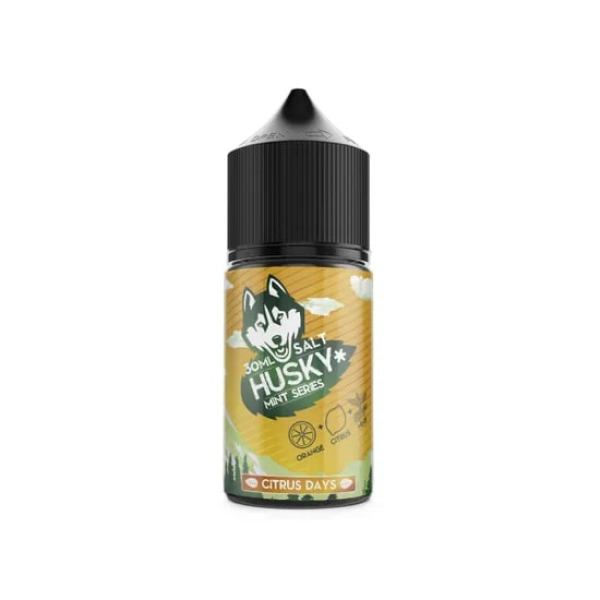 Жидкость Husky salt Mint series Citrus Days (Мороженное апельсин мята) (30 мл, 20 мг/мл) в Новосибирске