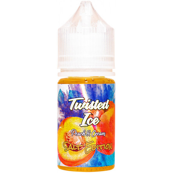Жидкость Twisted Ice Salt Peach&Cream (Персиково Сливочный Щербет) (30 мл, 20 мг/мл) в Новосибирске