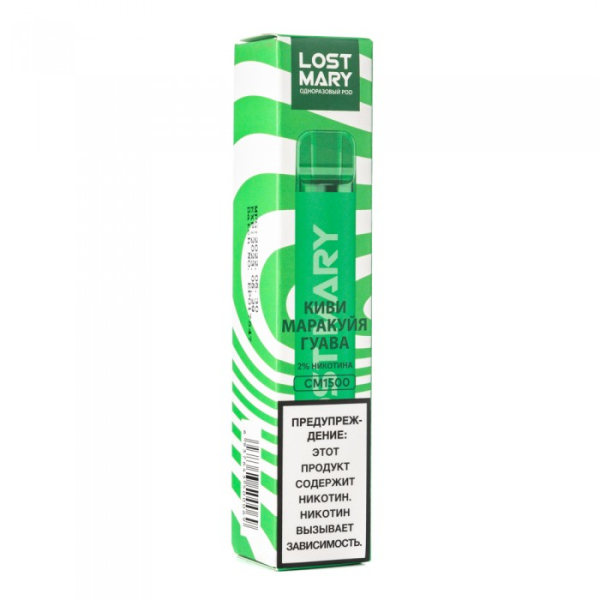Lost Mary Kiwi Passion Fruit Guava Киви Маракуйя Гуава, 1500 тяг в Новосибирске