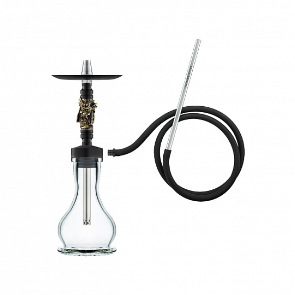 Кальян Honey Sigh Mini Dark Exclusive Samurai Серебристый (38 см) в Новосибирске