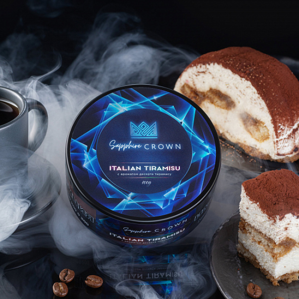 Табак Sapphire Crown Italian Tiramisu (Сливочный крем бисквит) 100 гр в Новосибирске