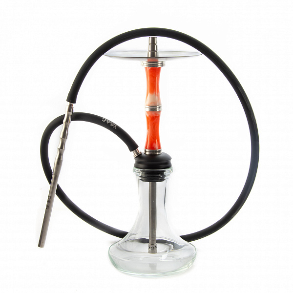 Кальян Y.K.A.P. Mini STR Pro M3 (Оранжевый,Белый, 39 см) в Новосибирске