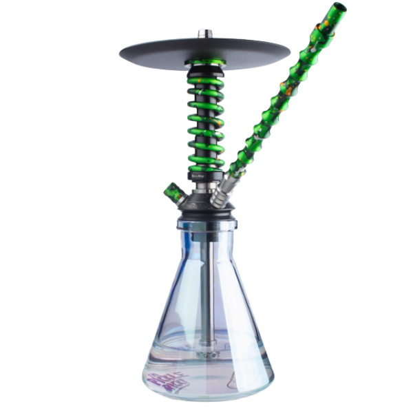 Кальян Mamay Customs Coilovers Micro Rick And Morty (Зелёный, 30 см) в Новосибирске