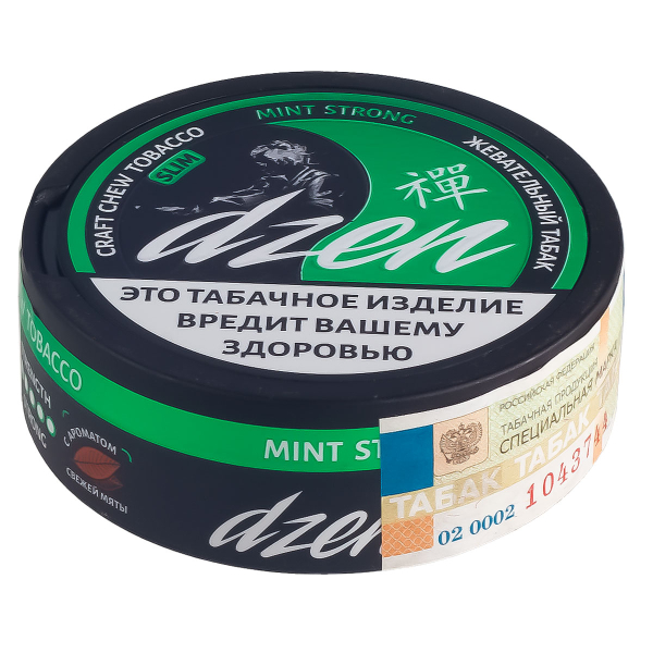 Жевательный табак Dzen Strong Slim Mint 9 грамм в Новосибирске