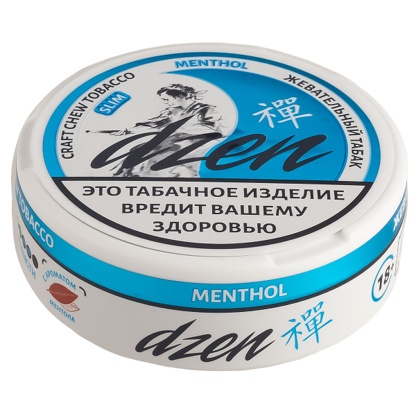 Жевательный табак Dzen Slim Menthol 9 грамм в Новосибирске