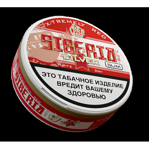 Жевательный табак Siberia Silver  Slim White Dry 13 грамм в Новосибирске