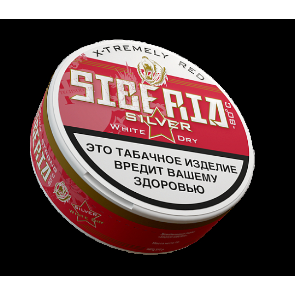 Жевательный табак Siberia Silver  White Dry 13 грамм в Новосибирске