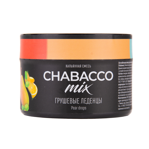 Бестабачная смесь Chabacco Mix Medium Pear Drops 40 грамм в Новосибирске