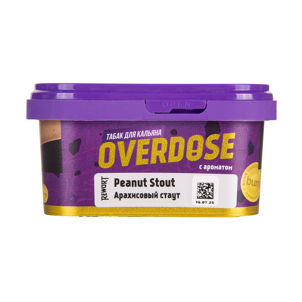 Табак Overdose Peanut Stout 200 грамм в Новосибирске