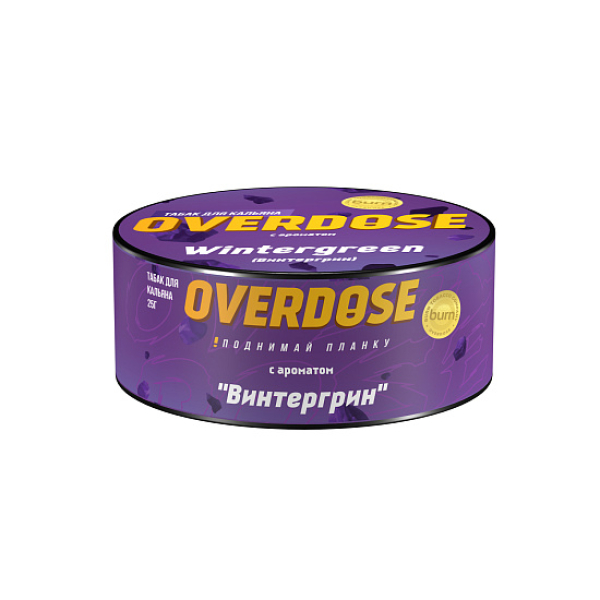 Табак Overdose Wintergreen 25 грамм в Новосибирске