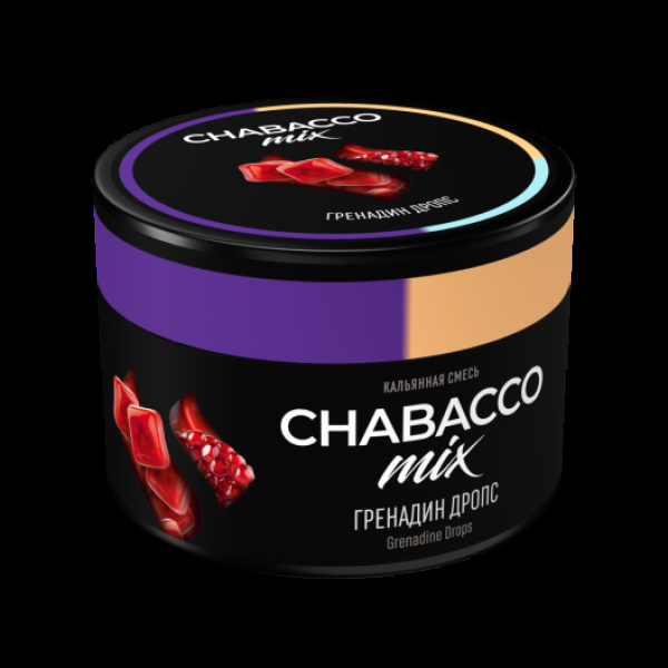 Смесь Chabacco Mix Grenadine Drops Гренадин Дропс  Medium 40 грамм в Новосибирске