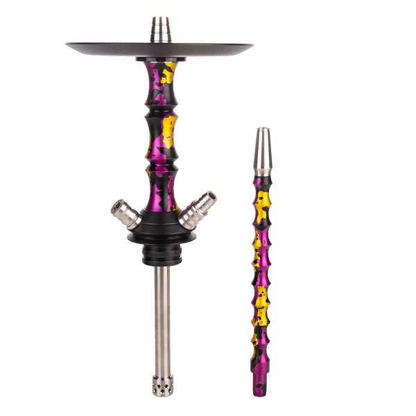 Кальян Mamay Customs Asian Micro Special Anod Пурпурно Золотой Камуфляж в Новосибирске