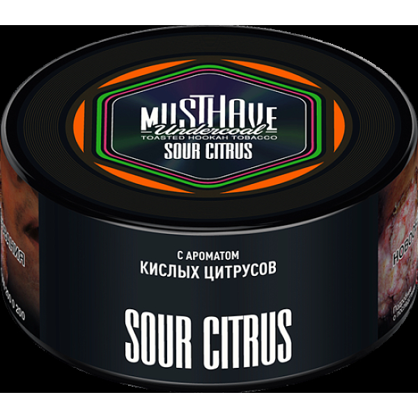 Табак Must Have Sour Citrus 125 грамм в Новосибирске