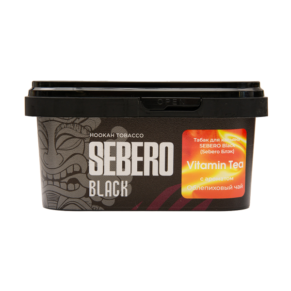 Табак Sebero Black Vitamin Tea Облепиховый Чай 200 грамм в Новосибирске