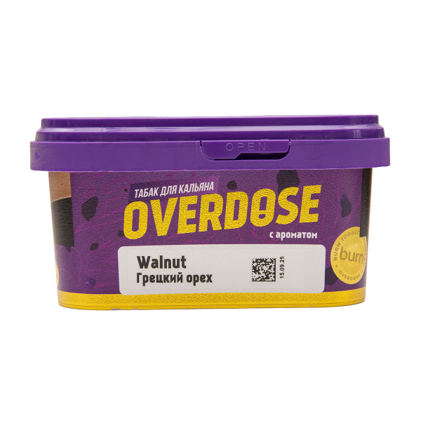 Табак Overdose Walnut 200 грамм в Новосибирске