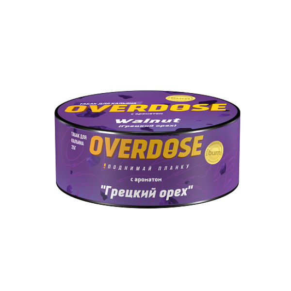 Табак Overdose Walnut 25 грамм в Новосибирске