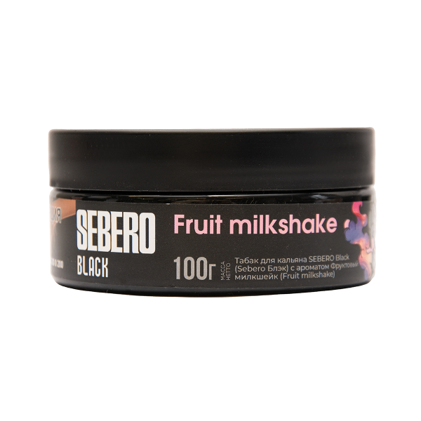 Табак Sebero Black Fruit Milkshake 100 грамм в Новосибирске