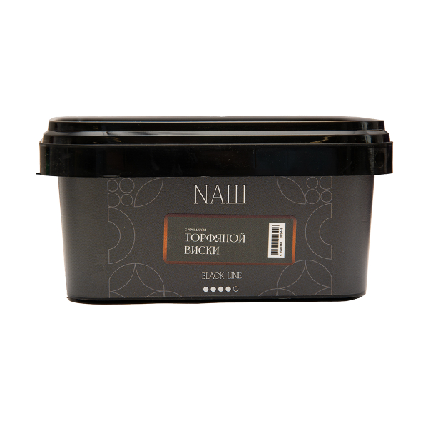 Табак NАШ Black Торфяной Виски 200 грамм в Новосибирске