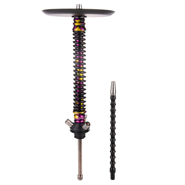 Кальян Mamay Customs Coilover Большой   Пурпурный/золотой Камуфляж Чёрный в Новосибирске