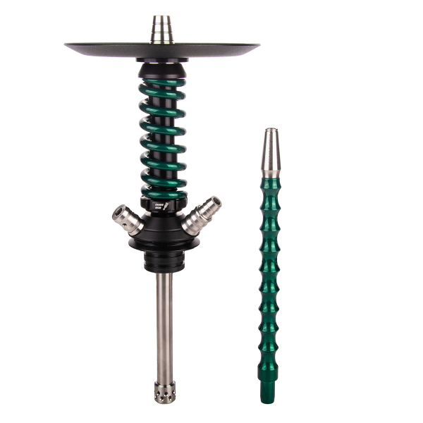 Кальян Mamay Customs Coilover Micro  Чёрный Зелёный Лак в Новосибирске