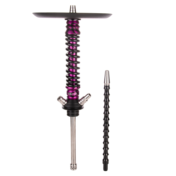 Кальян Mamay Customs Coilover Mini  Пурпурный Сплеш Чёрный в Новосибирске