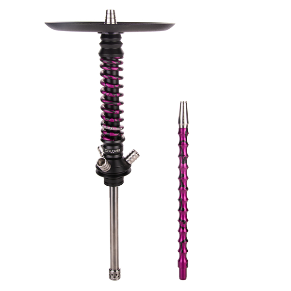 Кальян Mamay Customs Coilover Mini  Чёрный Пурпурный Сплеш в Новосибирске