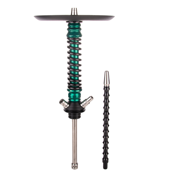 Кальян Mamay Customs Coilover Mini  Зелёный Лак Чёрный в Новосибирске