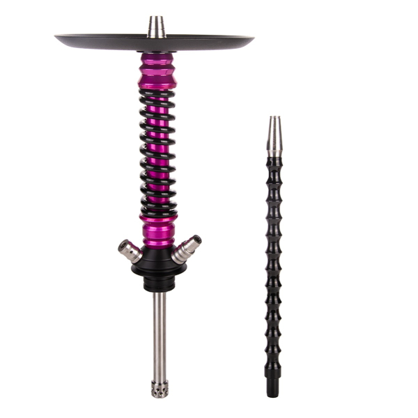 Кальян Mamay Customs Coilover Mini  Розовый Лак Чёрный в Новосибирске