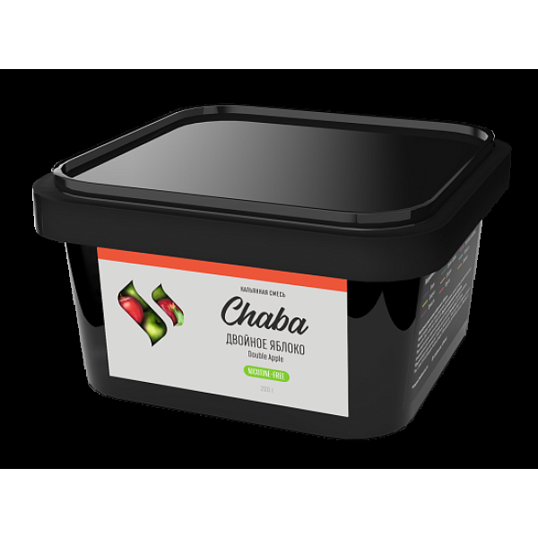 Безникотиновая смесь Chaba Double Apple Двойное Яблоко 200 грамм в Новосибирске