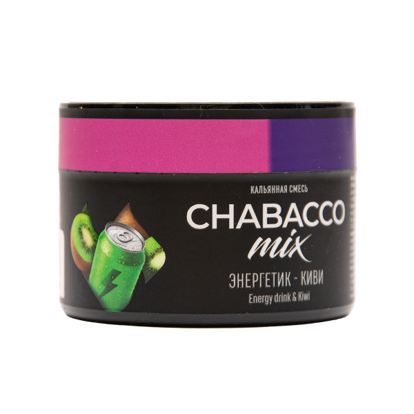 Бестабачная смесь Chabacco Medium Mix Energy Drink & Kiwi 40 грамм в Новосибирске