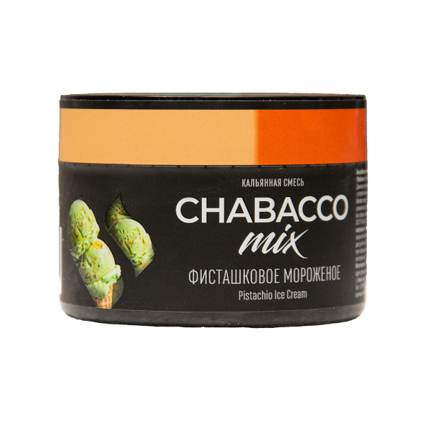 Бестабачная смесь Chabacco Mix Medium Pistachio Ice Cream 50 грамм в Новосибирске