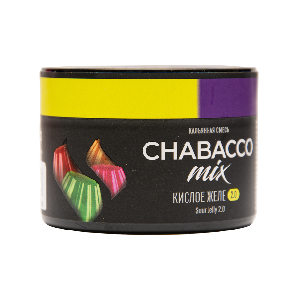Бестабачная смесь Chabacco Mix Medium Sour Jelly 2.0 50 грамм в Новосибирске