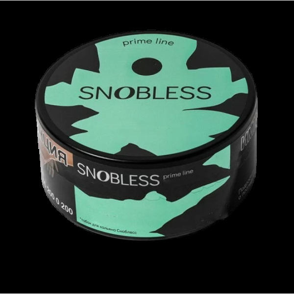 Табак Snobless Мятная Жвачка Mint Gum Prime Lines 100 грамм в Новосибирске