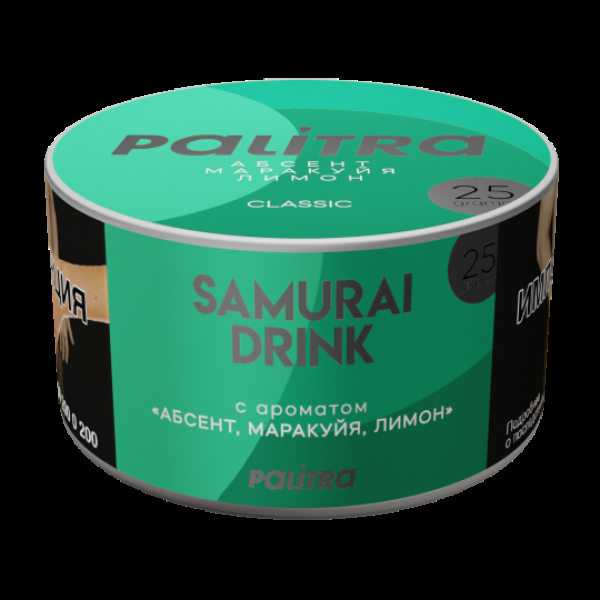 Табак Palitra Samurai Drink Напиток Самурая 25 грамм в Новосибирске