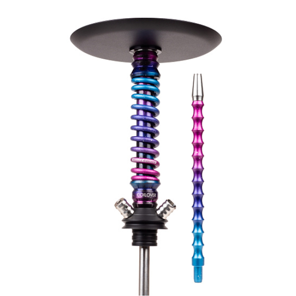 Кальян Mamay Customs Coilovers Mini Special Anod Dark Space Blue Space в Новосибирске