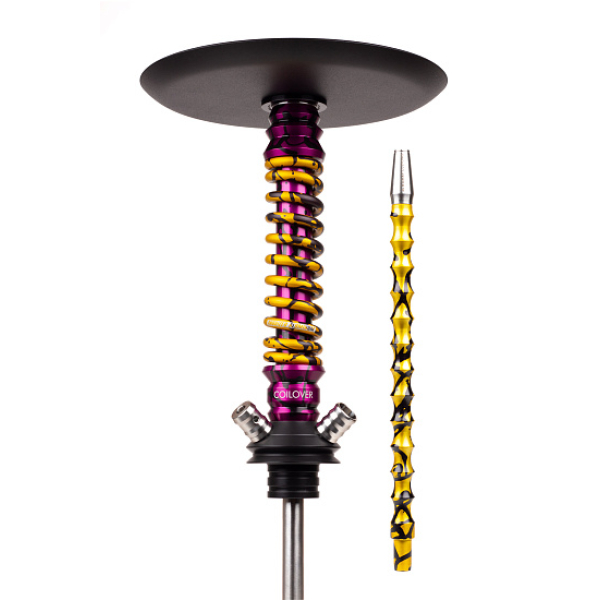 Кальян Mamay Customs Coilovers Mini Special Anod Purple Splash Gold Splash в Новосибирске