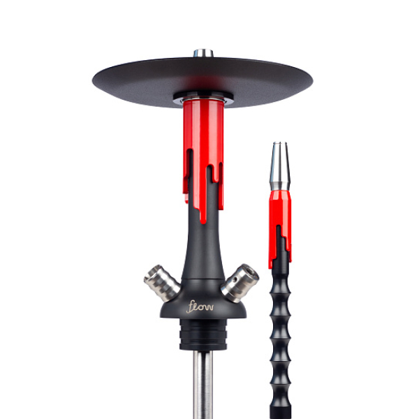 Кальян Mamay Customs Flow Черный Матовый Красный Глянец в Новосибирске