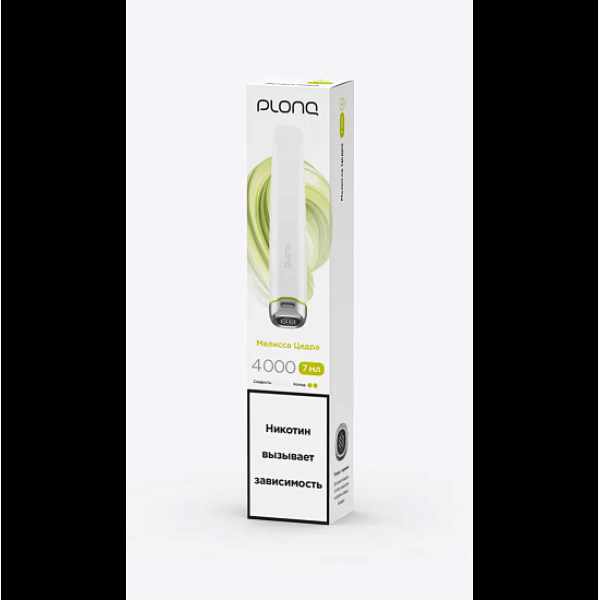 Электронка Plonq Plus Pro 4000 Мелиcса Цедра 4000 затяжек в Новосибирске