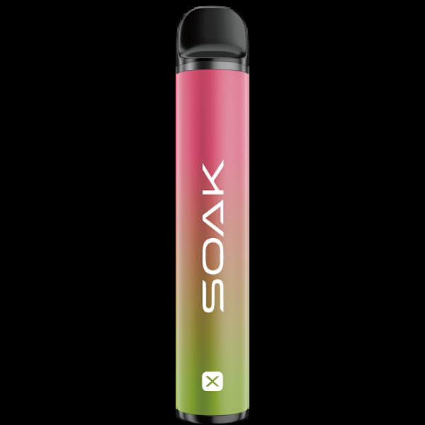 Электронка Soak X Raspberry Soda Малиновая Газировка 2200 затяжек в Новосибирске